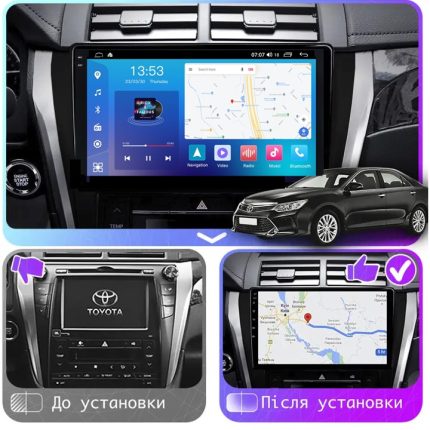 Штатна магнітола FORS auto FS 4 PRO для Toyota Camry 2015 2017