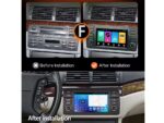 Штатна магнітола BMW E46 CarPlay FORS.auto FS 2 PRO - вигляд збоку