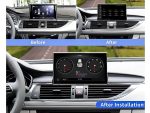 Штатна магнітола FORS.auto для Audi A6/S6/RS6 MHI2 (2016-2019) в інтер'єрі авто