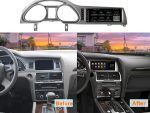 Штатна магнітола Audi Q7 FORS auto 2010-2015 в інтер'єрі