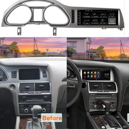 Штатна магнітола Audi Q7 FORS auto 2010-2015 в інтер'єрі