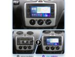 Штатна магнітола FORS.auto M200 Ford Focus/Mondeo/S-Max/C-Max/Kuga/Fiesta/Fusion (7 inch, 2+32Gb) 2007-2011 - вигляд збоку