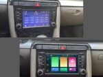 Штатна магнітола FORS.auto FS M200 для Audi A4 (2000-2008) з CarPlay - вид збоку