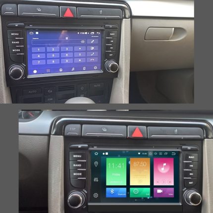 Штатна магнітола FORS.auto FS M200 для Audi A4 (2000-2008) з CarPlay - вид збоку
