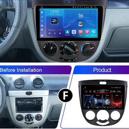 Штатна магнітола Chevrolet Optra HRV FORS auto FS 2 ULTRA - вигляд збоку