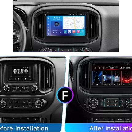 Штатна магнітола FORS auto Chevrolet Colorado/GMC Cayon - вигляд збоку