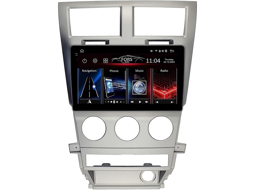 Штатна магнітола FORS.auto FS 4 MAX Qled для Dodge Avenger (4+32Gb, 9") 2008-2010 Штатна магнітола FORS.auto для Dodge Avenger