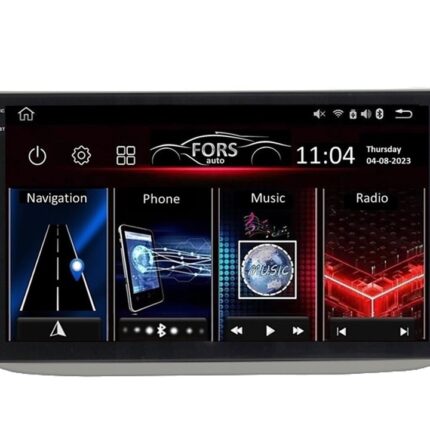 Магнітола Fiat 500 з підтримкою CarPlay та Android Auto