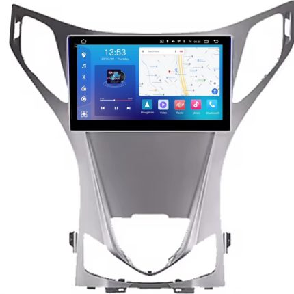 Інтер'єр Hyundai Azera 2011-2012 з встановленою штатною магнітолою FORS.auto FS 6 PRO MAX