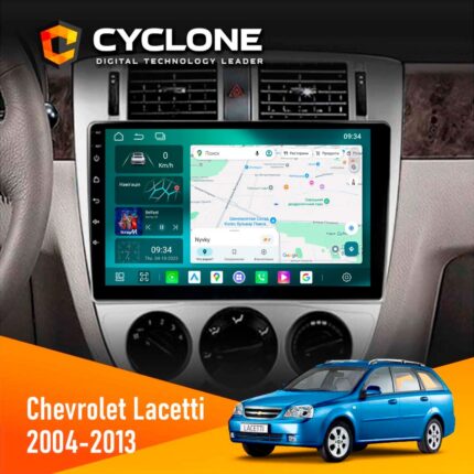 Штатна магнітола Chevrolet Lacetti 2004-2013 Cyclone C10-013 4x64 DSP 4G