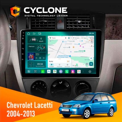 Штатна магнітола Chevrolet Lacetti 2004-2013 Black Cyclone C10-013 4x64 DSP 4G