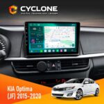 Штатна магнітола KIA Optima, K5 2015-2020 Cyclone C10-013 4x64 DSP 4G