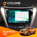 Штатна магнітола Nissan Murano 2015 Cyclone C10-013 4x64 DSP 4G