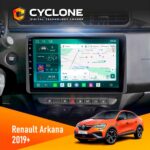 Штатна магнітола Renault Arkana 2019 Cyclone C10-013 4x64 DSP 4G