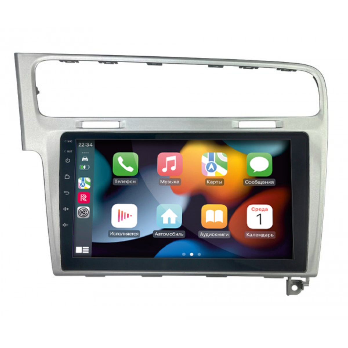 Штатна магнітола Volkswagen Golf 2012-2021 Silver Cyclone C10-013 4x64 DSP 4G Штатна магнітола Volkswagen Golf 2012-2021 Silver Cyclone C10-013 4x64 DSP 4G