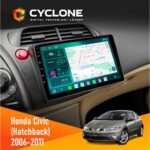 Штатна магнітола Honda Civic 2006-2011 Cyclone C10-013