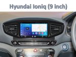 Штатна магнітола Hyundai Ioniq FORS auto - вид збоку