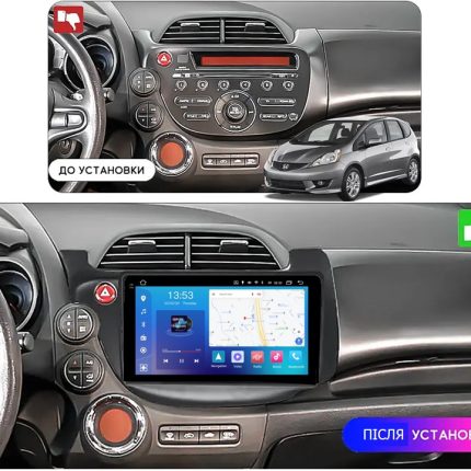 FORS auto FS 4 MAX магнітола Honda Jazz (2008-2013) - вид збоку