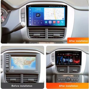 Штатна магнітола FORS auto FS 4 PRO Honda Pilot 2005-2008 - вигляд збоку