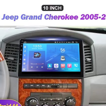 Штатна магнітола FORS.auto FS 1 LITE для Jeep Grand Cherokee - вигляд збоку