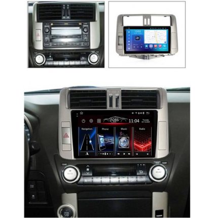 Штатна FORS auto магнітола для Toyota Land Cruiser Prado 150 - вигляд збоку