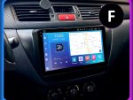 Штатна магнітола FORS auto Lancer IX для Mitsubishi - вид збоку