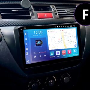 Штатна магнітола FORS auto Lancer IX для Mitsubishi - вид збоку