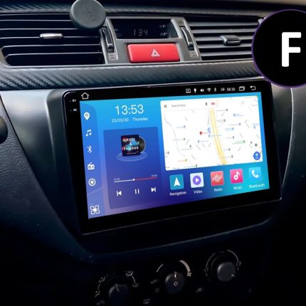 Штатна магнітола FORS auto Lancer IX для Mitsubishi - вид збоку