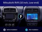 Штатна магнітола FORS.auto FS 2 ULTRA для Mitsubishi ASX RVR (2+32Gb, 10") 2016-2022