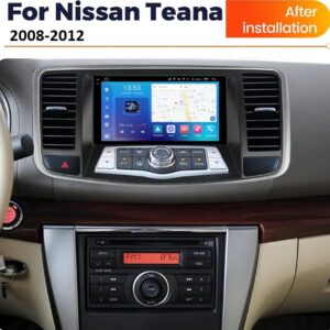 Інформаційний центр FORS auto FS 4 MAX Qled встановлений в салоні Nissan Teana