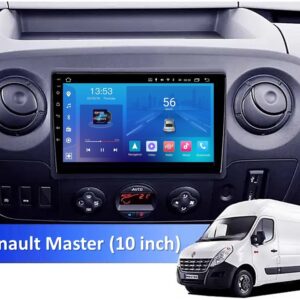 Штатна магнітола FORS.auto для Renault Master - вигляд збоку