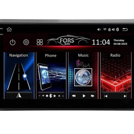 Штатна магнітола FORS auto Renault Master (4+64Gb, 10"), QLED-дисплей