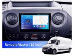 Штатна магнітола FORS auto Renault Master (4+64Gb, 10"), QLED-дисплей