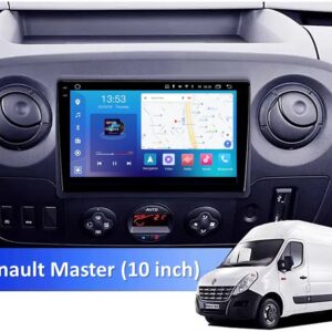 Штатна магнітола FORS auto Renault Master (4+64Gb, 10"), QLED-дисплей