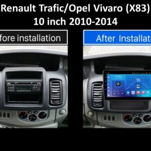 Головна Штатна магнітола FORS.auto FS 1 LITE для Renault Trafic/Opel Vivaro - вигляд збоку