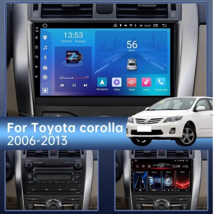 Штатна магнітола FORS.auto FS 1 LITE для Toyota Corolla - вигляд збоку