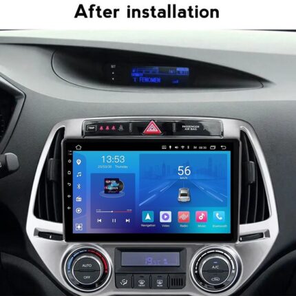 Штатна магнітола FORS.auto FS 1 LITE для Hyundai I20 (2012-2014) – вигляд збоку