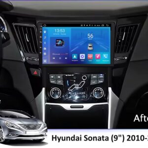 Штатна магнітола FORS.auto FS 1 LITE для Hyundai Sonata (2010-2015) - вигляд збоку