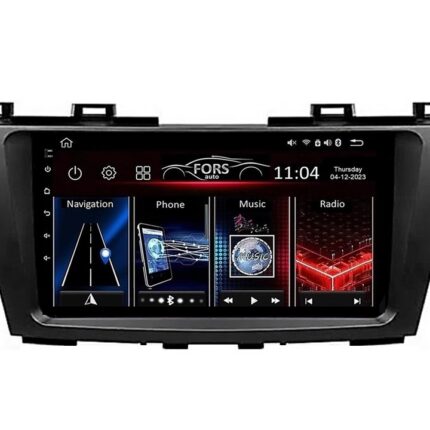 Штатна магнітола FORS auto Mazda 5 (2011-2015) вигляд спереду