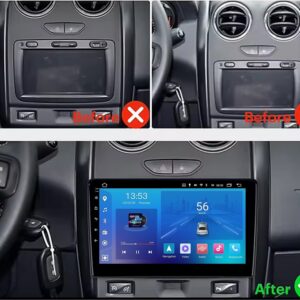 Штатна магнітола FORS.auto FS 1 LITE для Renault Duster в інтер'єрі