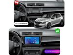 Штатна магнітола FORS.auto FS 1 LITE для Skoda Fabia 2014-2020 - вигляд збоку