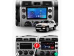Штатна магнітола Toyota FJ Cruiser FORS.auto FS 1 LITE в інтер'єрі авто