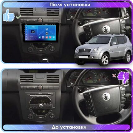 Штатна магнітола FORS.auto FS 1 LITE для SsangYong Rexton