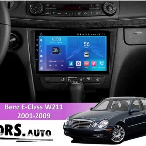 Штатна магнітола FORS.auto FS 1 LITE для Mercedes-Benz E-Class W211 (2001-2009) - вигляд збоку