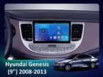 Штатна магнітола FORS.auto FS 1 LITE для Hyundai Genesis в інтер'єрі авто