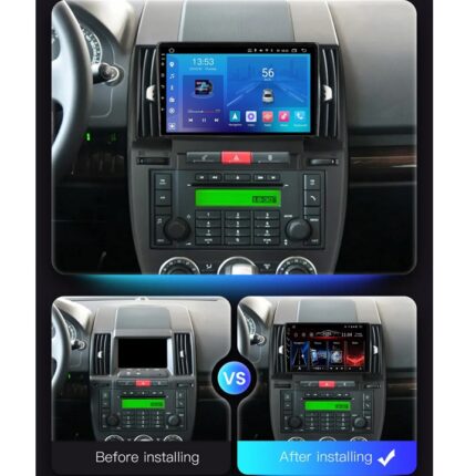Штатна магнітола FORS.auto FS 1 LITE для Land Rover Freelander 2 (2006-2012) - вигляд збоку