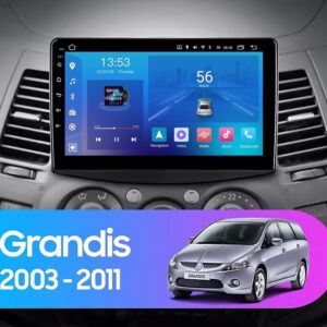 Штатна магнітола FORS.auto FS 1 LITE для Mitsubishi Grandis в інтер'єрі