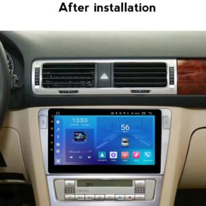 Штатна магнітола FORS.auto FS 1 LITE для Volkswagen Passat B7 в інтер'єрі авто