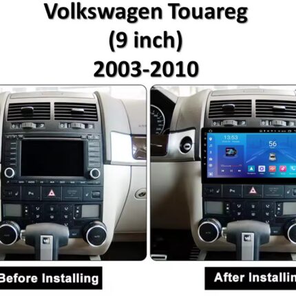 Штатна магнітола FORS.auto FS 1 LITE для Volkswagen Touareg (2003-2010) - вигляд збоку