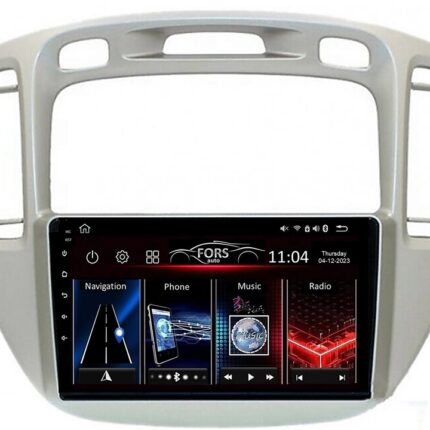 Штатна магнітола FORS auto Toyota Highlander 2000-2007